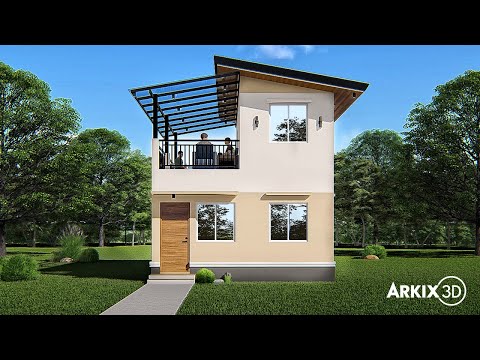 2 story with Polycarbonate Terrace Roof Model No.43