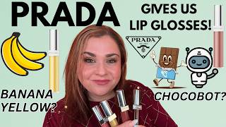 NEW PRADA LIP GLOSS REVIEW! Prada Reflection Glossy Liquid Balm Swatches and Demo!
