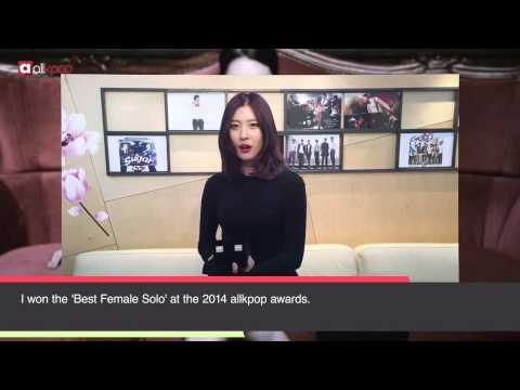 Sunmi - Best Female Solo @ Allkpop award