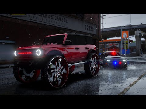 TOOK POLICE ON HIGH SPEED CHASE! GTA 5 - REAL TRAP LIFE MODS DAY 5