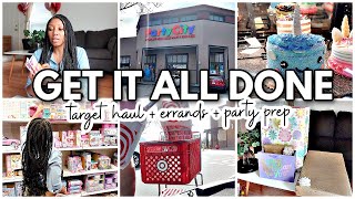 EXTREME GET IT ALL DONE | TARGET HAUL | ERRANDS | PLANNING PRETEEN BIRTHDAY PARTY | Mika La'Tanya