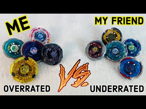 OverRated vs UnderRated Beyblades Battles! (INSANE BEYBLADE METAL FIGHT!!!)