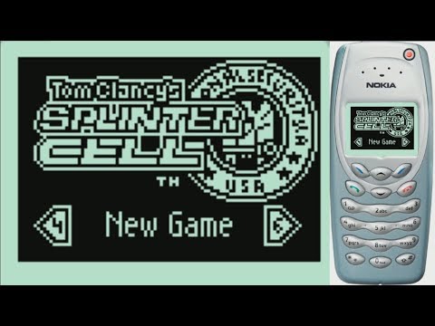 Splinter Cell Nokia 3410 JAVA GAME (Gameloft 2002 year) OLD RARE!!!!
