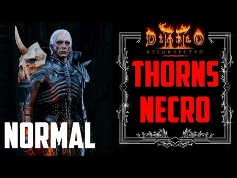 [Normal] Summon Thorns Necromancer Playthrough | Diablo 2 Resurrected