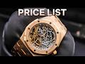 Top 14 Audemars Piguet Watches Price List 2024