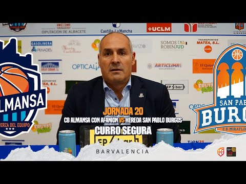 Curro Segura - J20 - CB Almansa con AFANION vs San Pablo Burgos