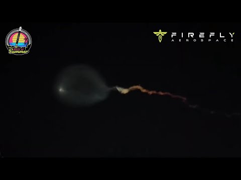 Firefly Alpha rocket launches 8 CubeSats on it's fifth flight to space