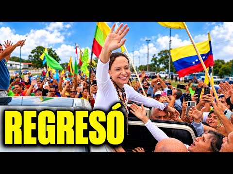URGENTE: María Corina Machado está en Venezuela: aparecerá en Barquisimeto