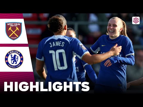 Chelsea vs West Ham United | Highlights | FA Women's Super League 24-03-2024
