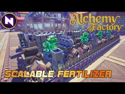 FERTILIZER! The Most Important Early Game Design in Alchemy Factory | 03 | Lets Play