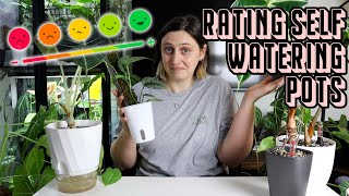 which SELF-WATERING POTS are worth buying? 💦🪴 rating them al