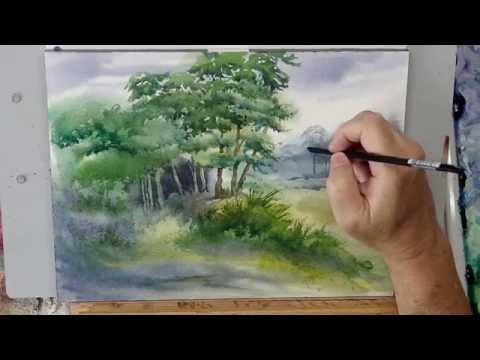 Steve Mitchell – Landscape Using Black Velvets