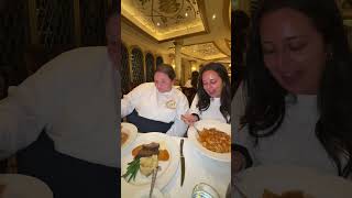We’re rating our dinner at Royal Court on the Disney cruise!! 😳 Tutorials
