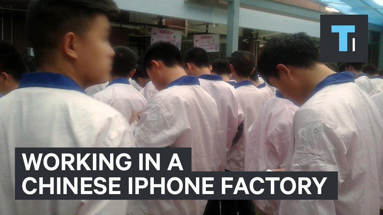 This man worked undercover in a Chinese iPhone factory
