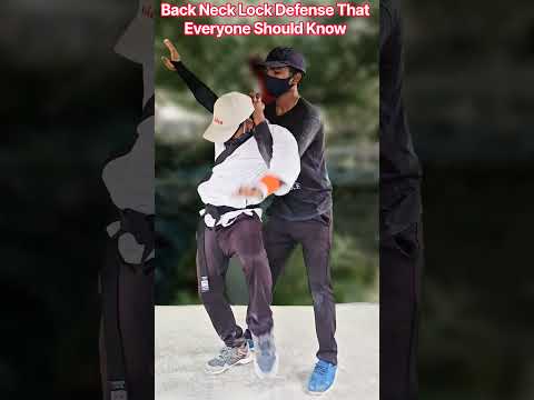 Back Neck Lock Defense 3 #selfdefense #personalsafety #martialartstraining