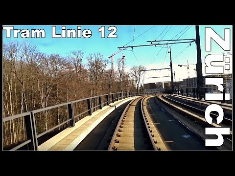 Zürich VBG Glattalbahn Linie 12 / Stettbach - Flughafen Zürich Kloten, Kanton Zürich, Schweiz 2018