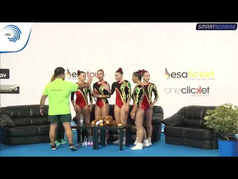 REPLAY: 2017 Aerobics Europeans - Junior FINAL Groups, plus medal ceremony