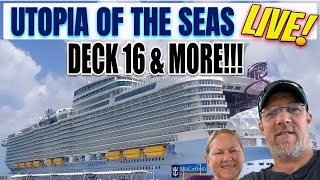 LIVE From UTOPIA OF THE SEAS with Tall Man's Cruise Adventures!