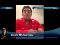 Maradona apoyó a Venezuela con un video: "Viva Chávez, viva Venezuela"