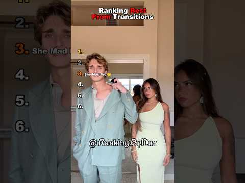 Ranking Best Prom Transitions