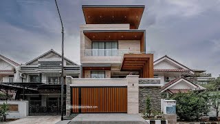 Video Construction Results Rumah Modern 3.5 Lantai Bapak DVI 1040 di  Jakarta Barat