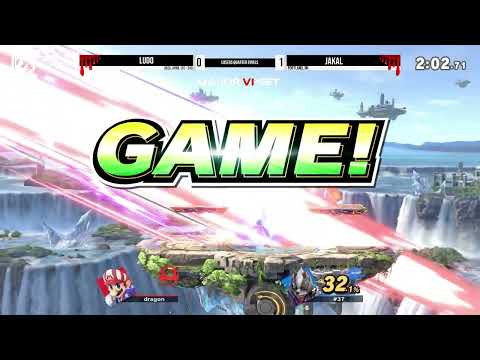 Ludo (Mario) vs Jakal (Wolf) - Ultimate Top 8 Qualifier - MAJOR UPSET