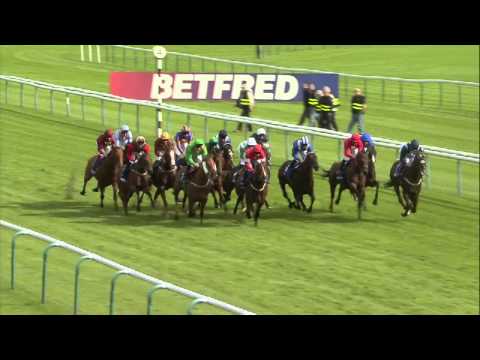 TWILIGHT SON holds on for a narrow success in the 2015 Betfred Sprint Cup at Haydock