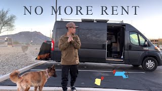 Moving Full Time into my DIY Converted Van | My First 2 Days on the Road