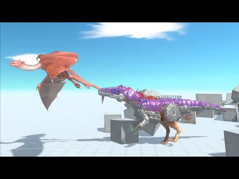 Mecha Allosaurus VS Every Unit - Animal Revolt Battle Simulator