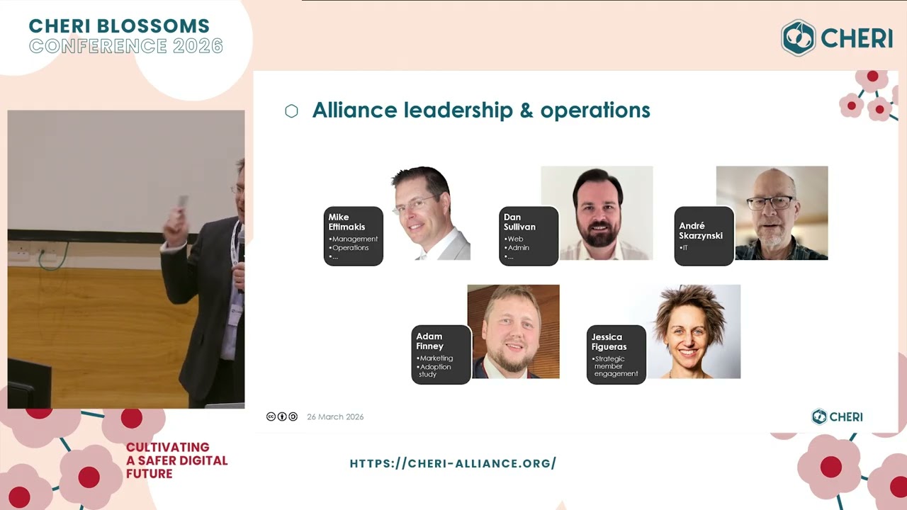 Progress of the Alliance - Mike Eftimakis | CHERI Blossoms 2026