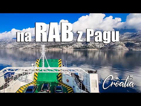 Promem z Pagu na Rab - vlog z Chorwacji