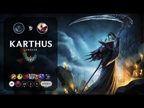 Karthus Jungle vs Lee Sin - KR Challenger Patch 14.4