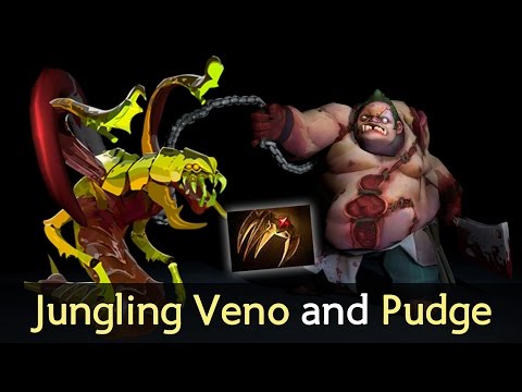 Jungling Veno and Pudge — VP vs EHOME