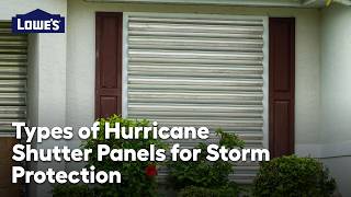 Types of Hurricane Shutter Panels: Video Guide