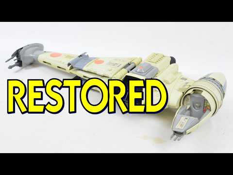 Restoring a 1984 Kenner B-Wing (Before & After!)