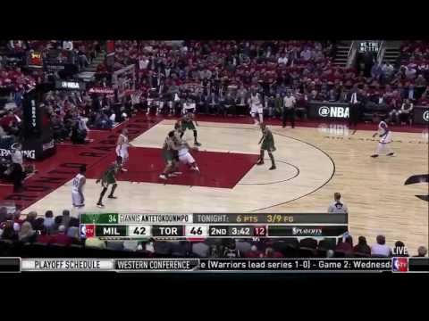 Kyle Lowry Puts Brogdon In The Blender With Spin Move and Finishes | April 18, 2017