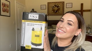 6699 1/6HP Portable Utility Pump Submersible Amazon Review