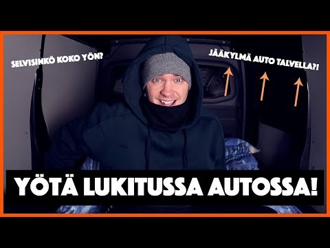 YÖTÄ LUKITUSSA AUTOSSA!