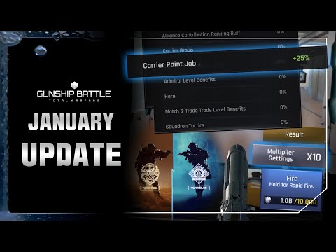 [Gunship Battle: Total Warfare] January Update Overview - Shooting Gallery, and Events