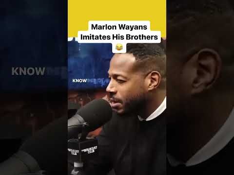 Marlon Wayans Imitates His Brothers (funny)