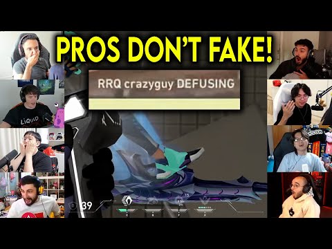 Valorant Streamers Reacts To RRQ Crazyguy Insane 1v5 DEFUSE CLUTCH Against Fnatic In Masters Toronto