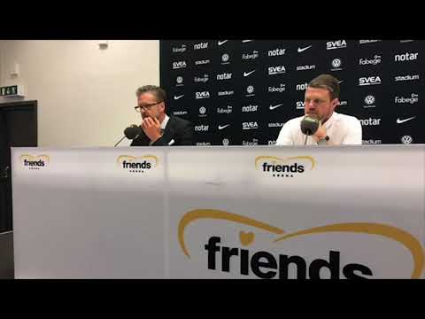 AIK Play: Presskonferens efter AIK-IF Elfsborg 2018-08-12