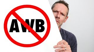 Do NOT Use AUTO WHITE BALANCE | DJI SPARK