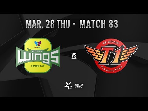 [2019 LCK SPRING] 0328 Match83 : JAG vs SKT Highlight