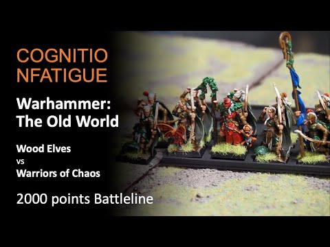 Warhammer Battle Report! The Old World Warriors of Chaos vs Wood Elves 12.12.2025
