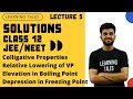 Solutions class 12 chemistry | Lecture 5 | Colligative Properties | Nitesh Devnani