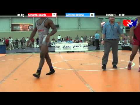 Kenneth Courts vs. Canaan Bethca at 2013 ASICS University Nationals - FS