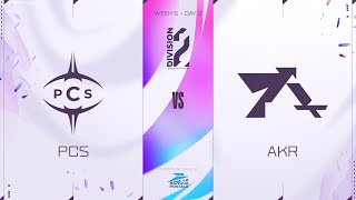 LFL Division2 Spring Split 2023 - W5D2 - PCS vs AKR