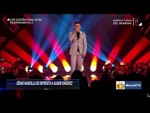 César Mancilla interpreta Y Cómo es él, los cuatro finalistas