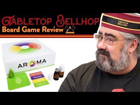 Board Game Review: Aroma, A Game of Essence, Four scent based games that use Essential Oils